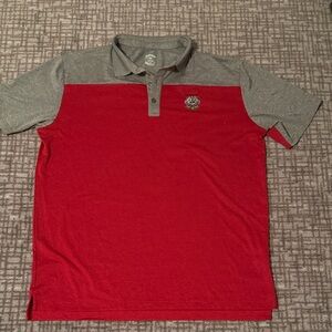 Callaway Whistling Straits Red and Gray Men's Polo Shirt